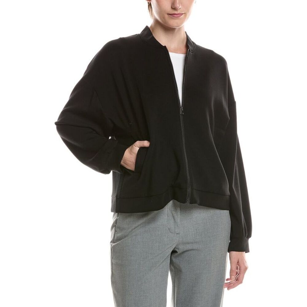 Picadilly Womens  Zip Front Jacket, Black